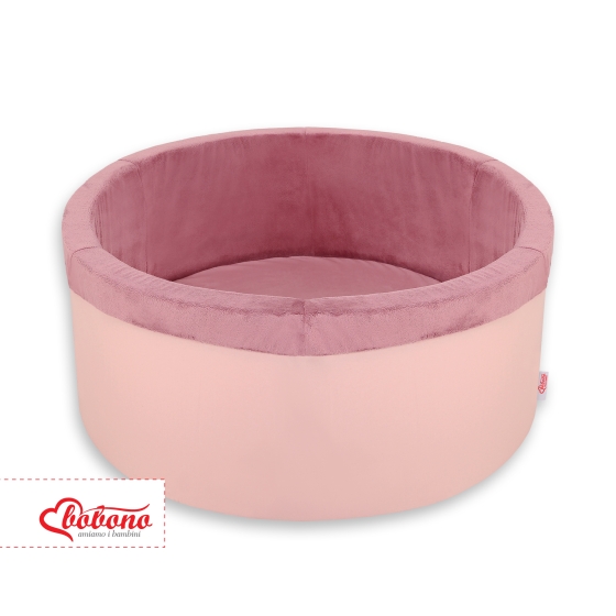 Ball-pit minky without balls - pastel pink