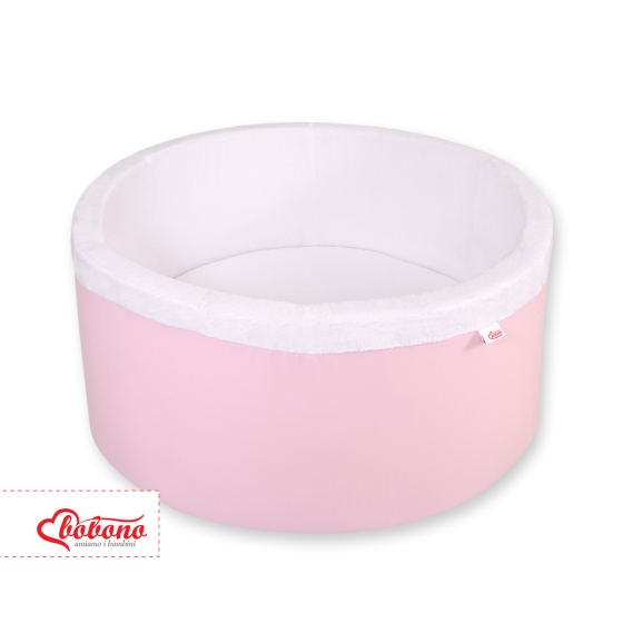 Ball-pit minky without balls - pink