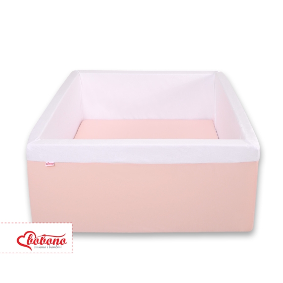 Ball-pit minky without balls - powder pink