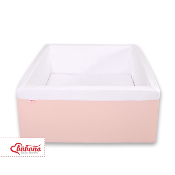 Ball-pit minky without balls - powder pink