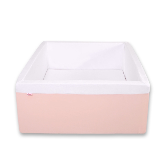 Ball-pit minky without balls - powder pink
