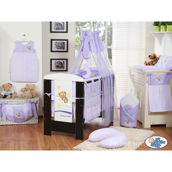Bedding set 11-pcs with canopy(L60)- Good night lilac