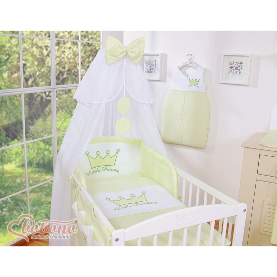 Bedding set 11pcs- Little Prince/Princess green