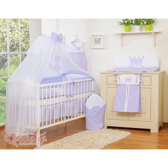 Bedding set 11pcs- Little Prince/Princess lilac