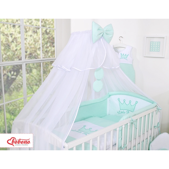 Bedding set 11pcs- Little Prince/Princess mint