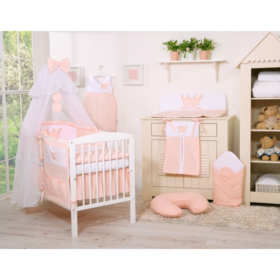 Bedding set 11pcs with Mosquito-net- Little Prince/Princess pink