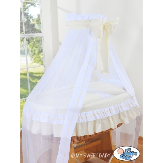 Bedding set 2-pcs for Moses Basket/Wicker crib no. 2107-135