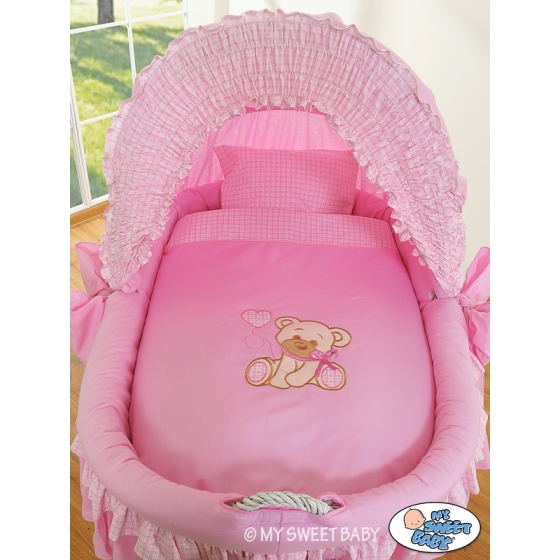 Bedding set 2-pcs for Moses Basket/Wicker crib no 58962-324 or 78962-324