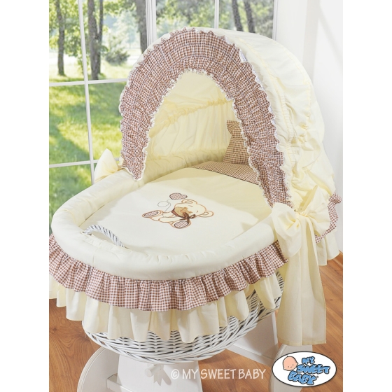 Bedding set 2-pcs for Moses Basket/Wicker crib no 58962-326 or 78962-326