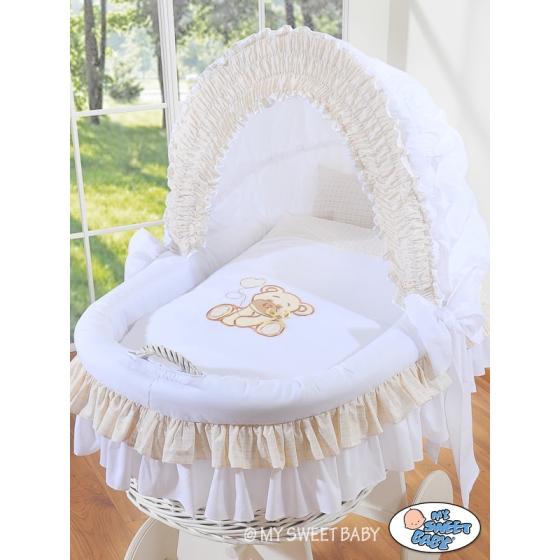 Bedding set 2-pcs for Moses Basket/Wicker crib no 58962-327 or 78962-327