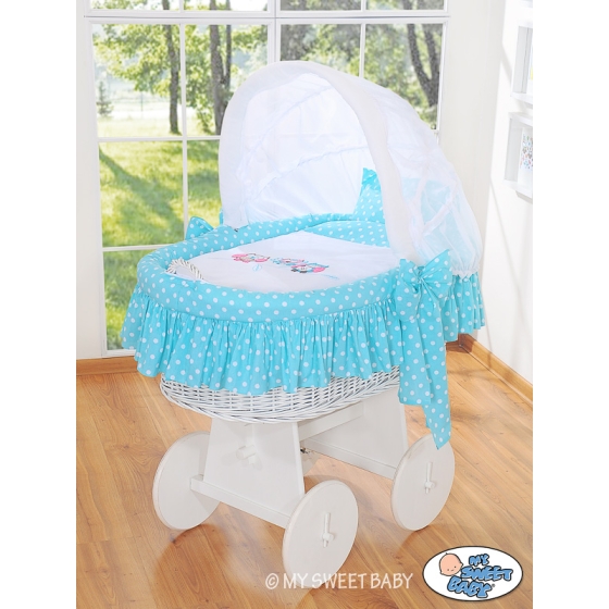 Bedding set 2-pcs for Moses Basket/Wicker crib no 58962-425 or 78962-425
