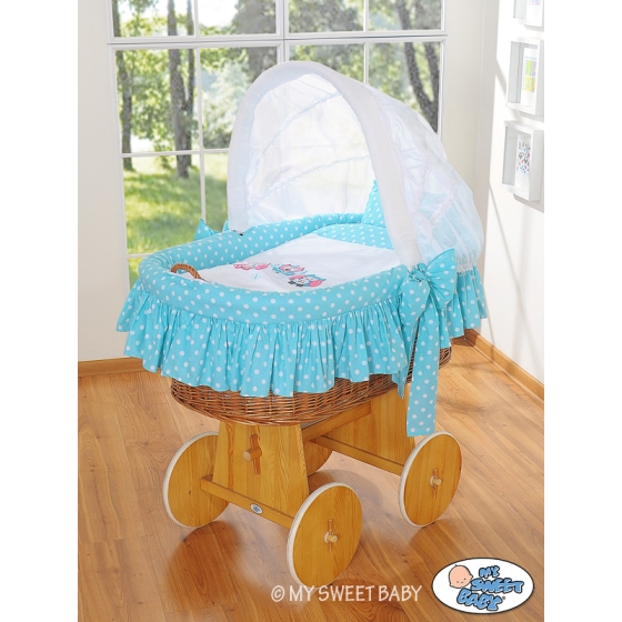 Bedding set 2-pcs for Moses Basket/Wicker crib no 58962-425 or 78962-425