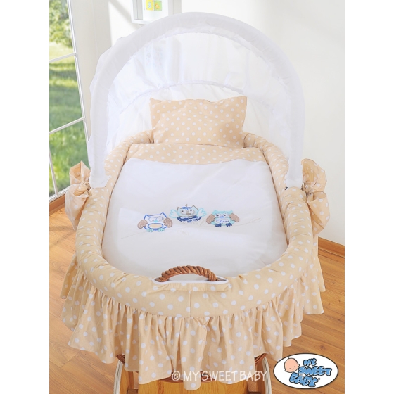 Bedding set 2-pcs for Moses Basket/Wicker crib no 58962-427 or 78962-427