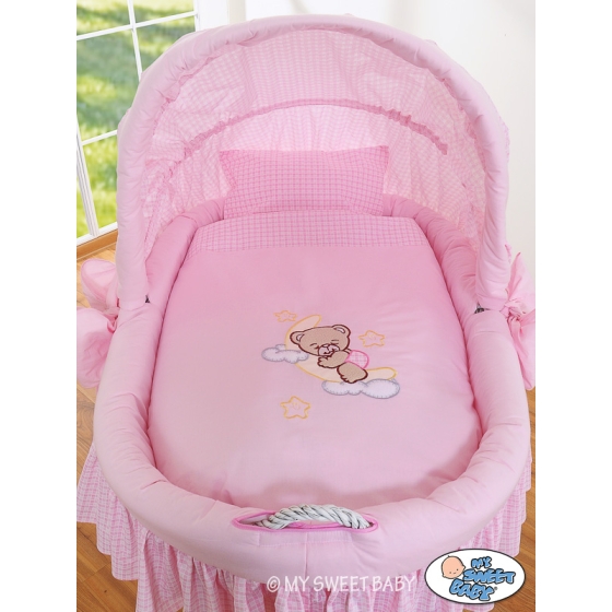Bedding set 2-pcs for Moses Basket/Wicker crib no 58962-806 or 78962-806