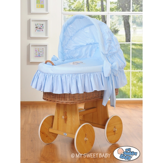 Bedding set 2-pcs for Moses Basket/Wicker crib no 58962-807 or 78962-807