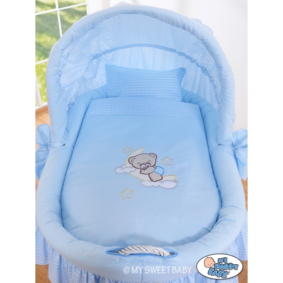Bedding set 2-pcs for Moses Basket/Wicker crib no 58962-807 or 78962-807