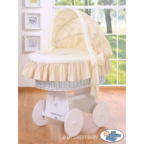 Bedding set 2-pcs for Moses Basket/Wicker crib no 58962-810 or 78962-810