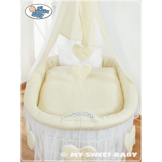 Bedding set 2-pcs for Moses Basket/Wicker crib no. 59582-142 or 79582-142