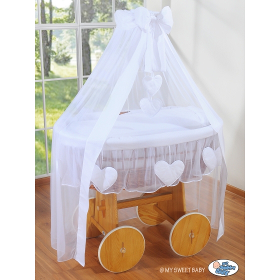 Bedding set 2-pcs for Moses Basket/Wicker crib no. 72107-123 or 2107-123