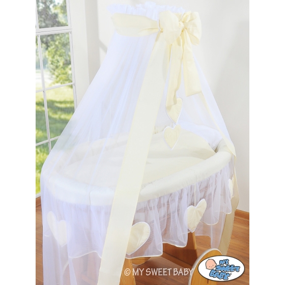 Bedding set 2-pcs for Moses Basket/Wicker crib no. 72107-142 or 2107-142