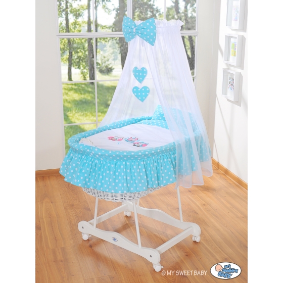 Bedding set 2-pcs for Moses Basket/Wicker crib no 99690-425 or 79690-425