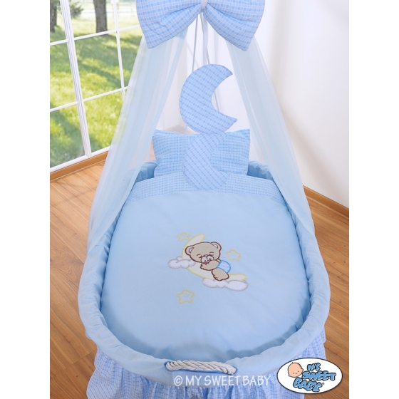 Bedding set 2-pcs for Moses Basket/Wicker crib no 99690e-807 or 79690e-807
