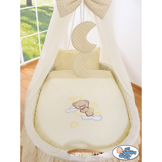 Bedding set 2-pcs for Moses Basket/Wicker crib no 99690e-810 or 79690e-810