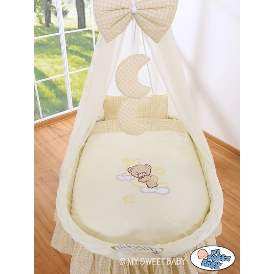 Bedding set 2-pcs for Moses Basket/Wicker crib no 99690e-810 or 79690e-810