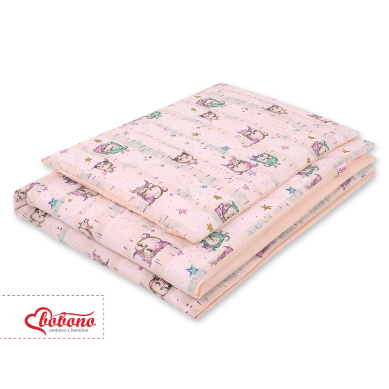 Bedding Set 2-tlg - Owls cream-mint
