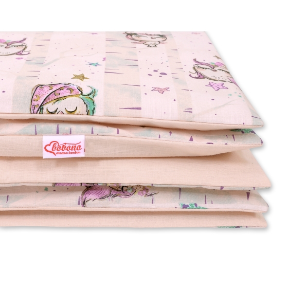 Bedding Set 2-tlg - Owls cream-mint