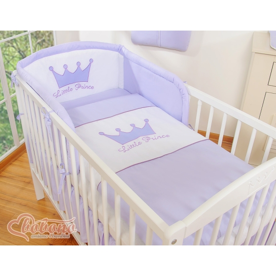 Bedding set 3pcs- Little Prince/Princess lilac