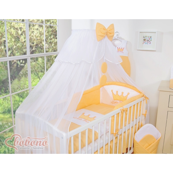 Bedding set 7pcs with mosquito-net- Little Prince/Princess peach