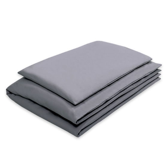 Bedding set for Baby Bed 2-pcs- anthracite
