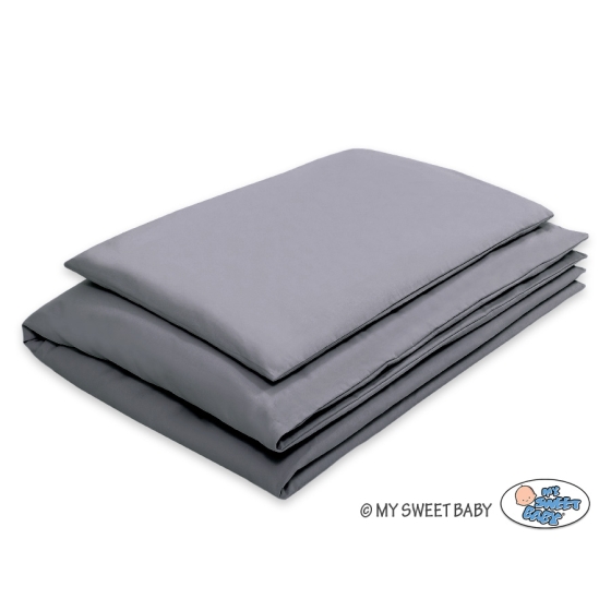 Bedding set for Baby Bed 2-pcs- anthracite