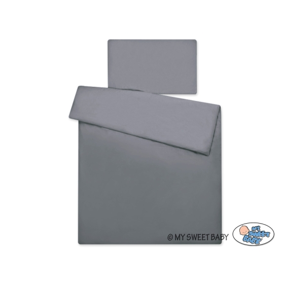 Bedding set for Baby Bed 2-pcs- anthracite