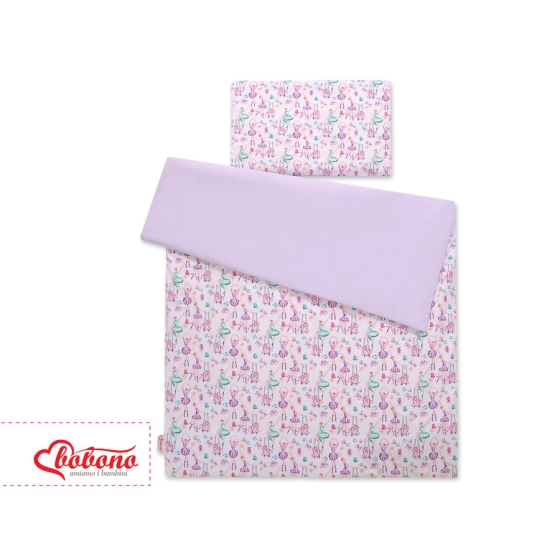 Bedding set for Baby Bed 2-pcs- ballerinas lilac