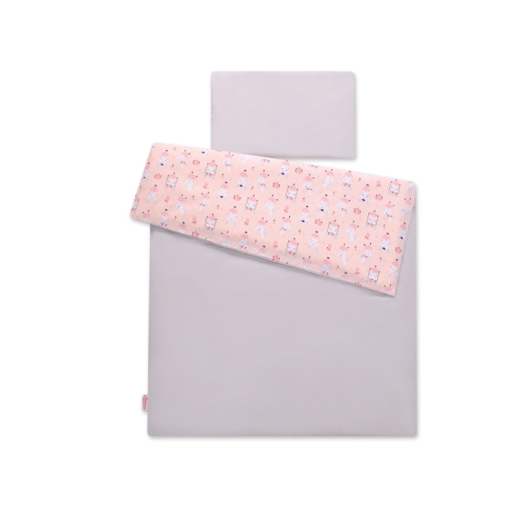 Bedding set for Baby Bed 2-pcs - ballerinas pink