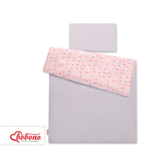 Bedding set for Baby Bed 2-pcs - ballerinas pink