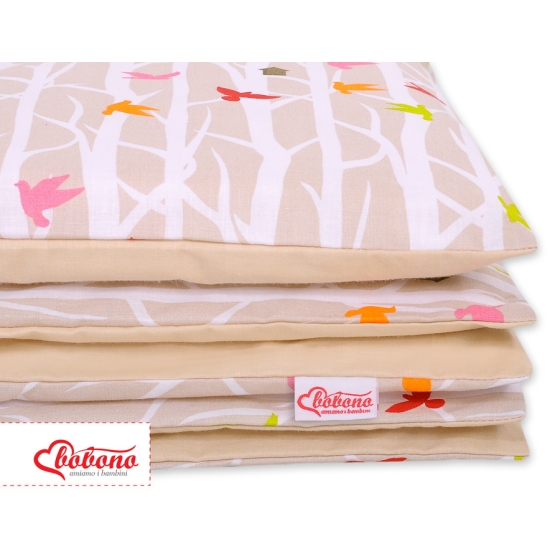 Bedding set for Baby Bed 2-pcs- beige trees