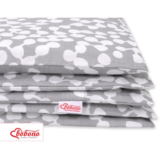 Bedding set for Baby Bed 2-pcs bubbles gray