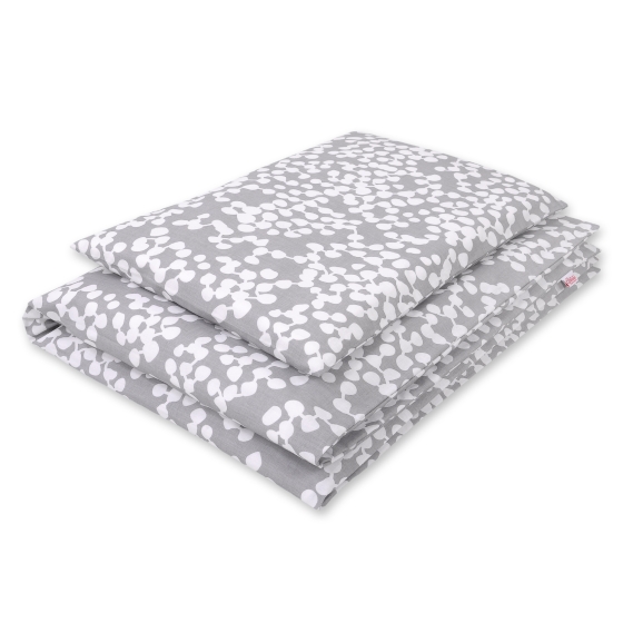 Bedding set for Baby Bed 2-pcs bubbles gray