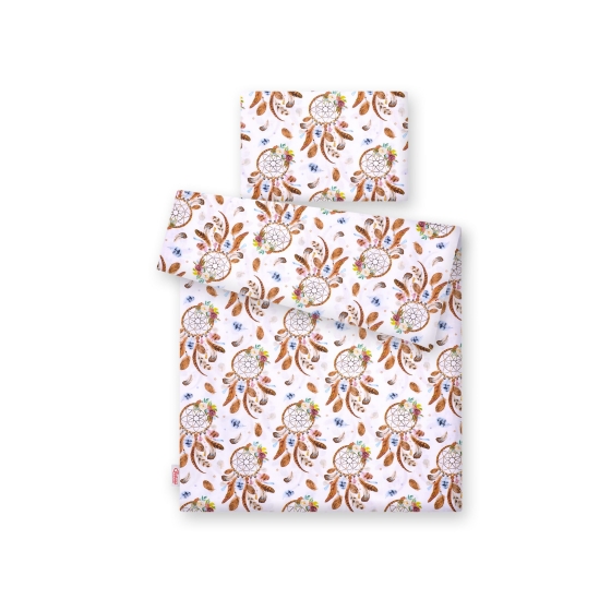 Bedding set for Baby Bed 2-pcs- dream catchers white