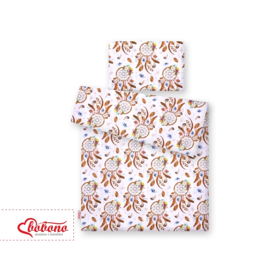 Bedding set for Baby Bed 2-pcs- dream catchers white
