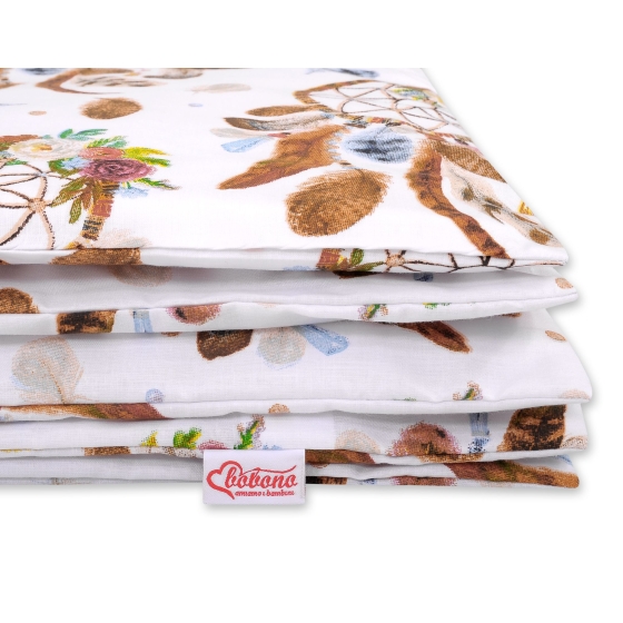 Bedding set for Baby Bed 2-pcs- dream catchers white