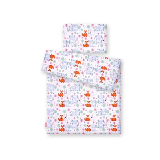 Bedding set for Baby Bed 2-pcs- funny elephants