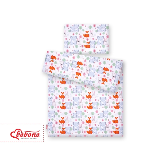 Bedding set for Baby Bed 2-pcs- funny elephants