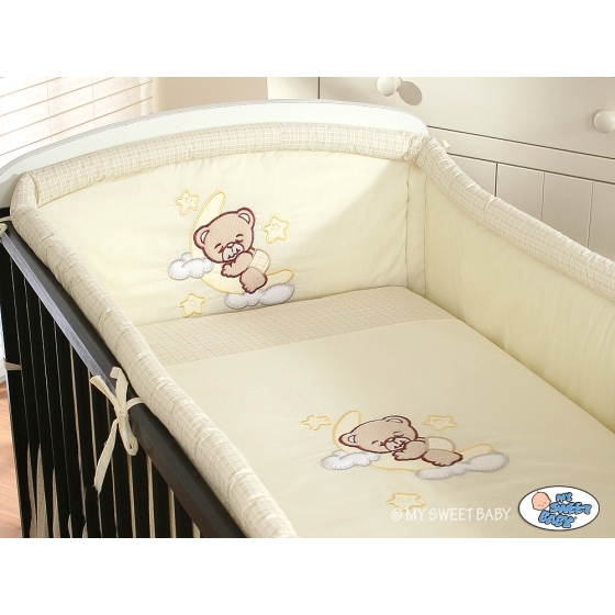 Bedding set for Baby Bed 2-pcs- Good night cream