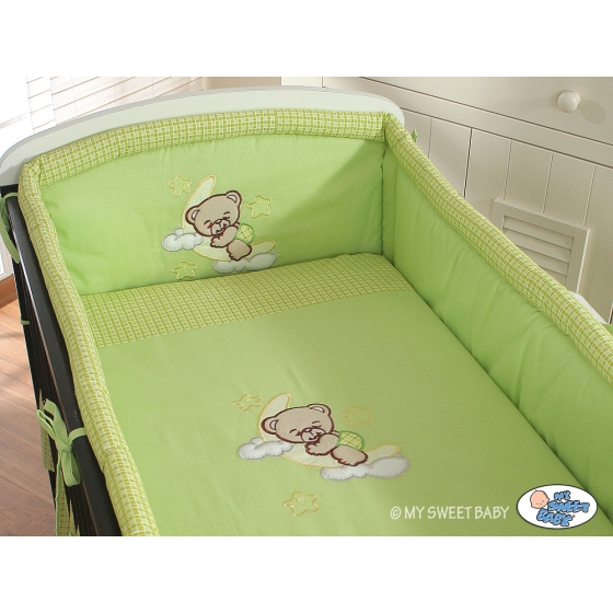 Bedding set for Baby Bed 2-pcs- Good night green