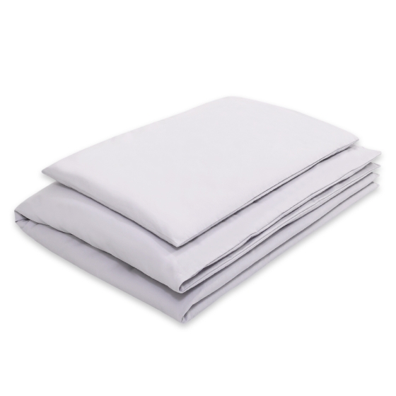 Bedding set for Baby Bed 2-pcs- gray