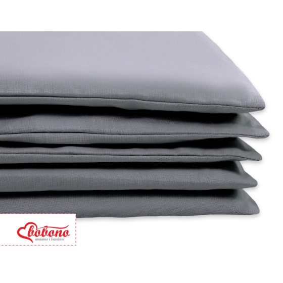 Bedding set for Baby Bed 2-pcs- Hanging Hearts anthracite